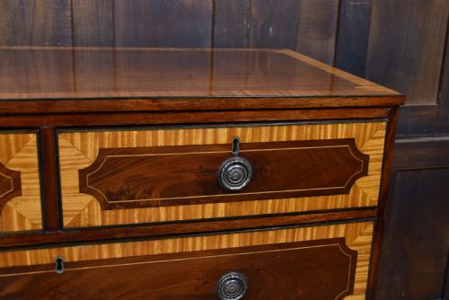 GEORGIAN MAHOGANY CHEST OF DRAWERS - ADDITIONAL PHOTO 5