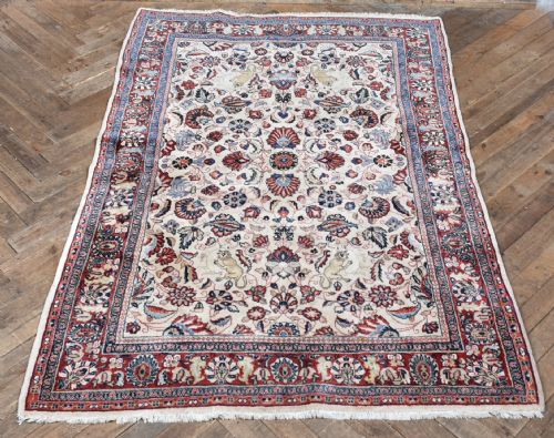 persianstyle hand knotted rug - CATEGORY: ANTIQUE RUGS - DATED 1920