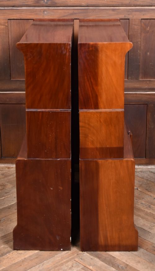 PAIR OF EDWARDIAN MAHOGANY SECTIONAL BARRISTER BOOKCASES - ADDITIONAL PHOTO 15