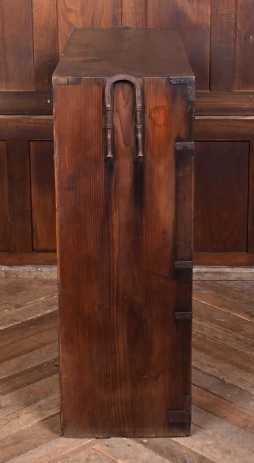JAPANESE KEYAKI MERCHANT TANSU CHEST - ADDITIONAL PHOTO 12
