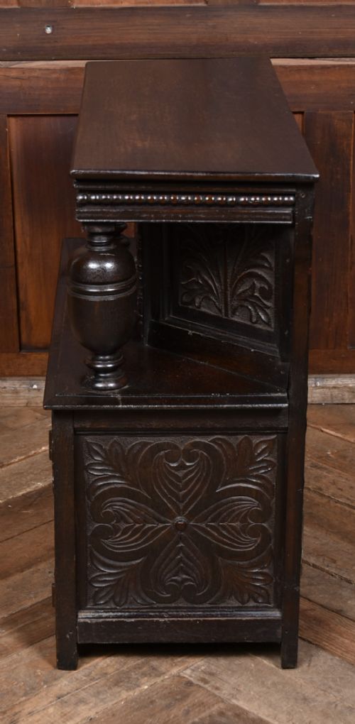 18TH CENTURY OAK MINIATURE COURT CUPBOARD - ADDITIONAL PHOTO 13