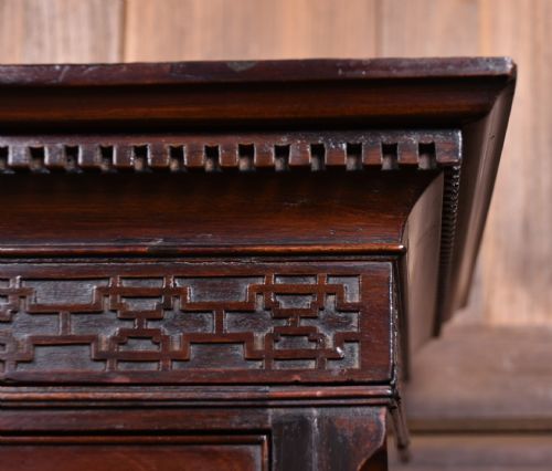 GEORGIAN MAHOGANY CHEST ON CHEST - ADDITIONAL PHOTO 5