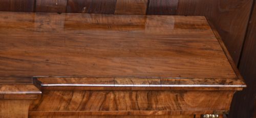 VICTORIAN WALNUT BREAKFRONT BOOKCASE - ADDITIONAL PHOTO 17