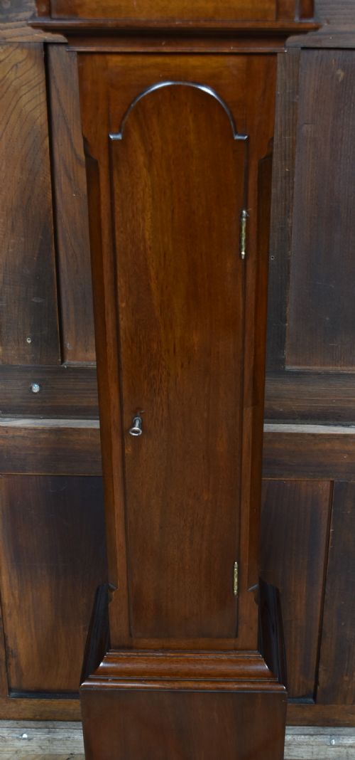GERMAN MAHOGANY GRANDMOTHER CLOCK - ADDITIONAL PHOTO 2