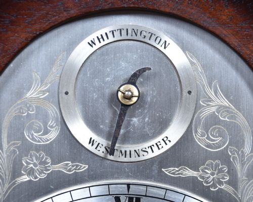 GERMAN MAHOGANY GRANDMOTHER CLOCK - ADDITIONAL PHOTO 5