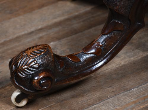 VICTORIAN WALNUT SNAP TOP TABLE - ADDITIONAL PHOTO 7