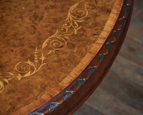 VICTORIAN WALNUT SNAP TOP TABLE - ADDITIONAL PHOTO 16