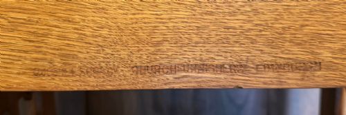 GOTHIC REVIVAL OAK ALTAR TABLE BY J G W SONS LTD OF EDINBURGH - ADDITIONAL PHOTO 9