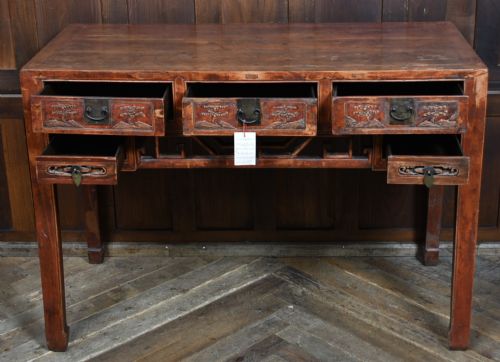 19TH CENTURY CHINESE WRITING DESK - ADDITIONAL PHOTO 9