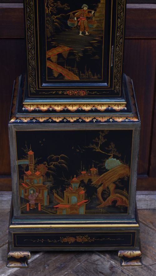 CHINOISERIE GRANDMOTHER CLOCK - ADDITIONAL PHOTO 4