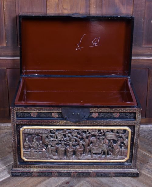 CHINESE LACQUERED TRUNK - ADDITIONAL PHOTO 5