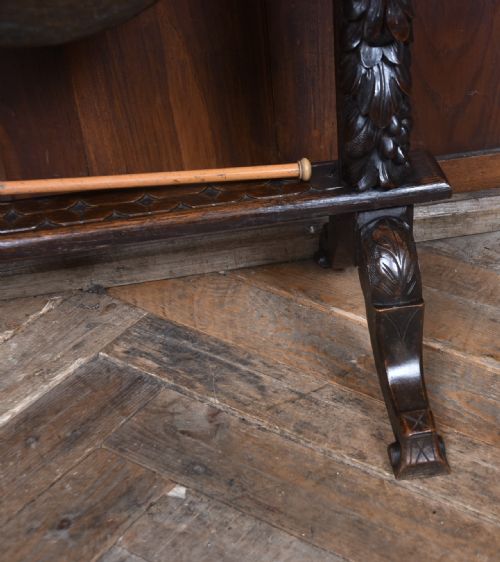 19TH CENTURY FLOOR STANDING DINNER GONG - ADDITIONAL PHOTO 6