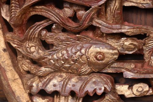 19TH CENTURY CHINESE WOODEN PLAQUE - ADDITIONAL PHOTO 4