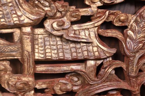 19TH CENTURY CHINESE WOODEN PLAQUE - ADDITIONAL PHOTO 7
