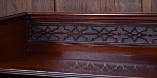 EDWARDIAN MAHOGANY BOOKCASE - ADDITIONAL PHOTO 6