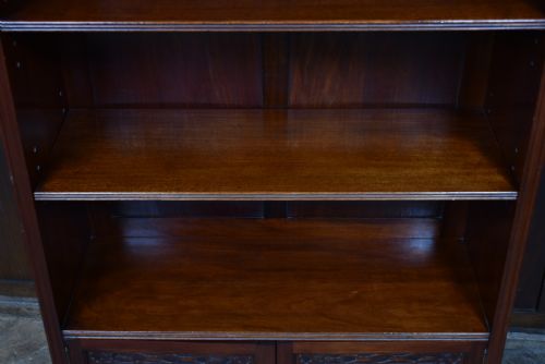 EDWARDIAN MAHOGANY BOOKCASE - ADDITIONAL PHOTO 13