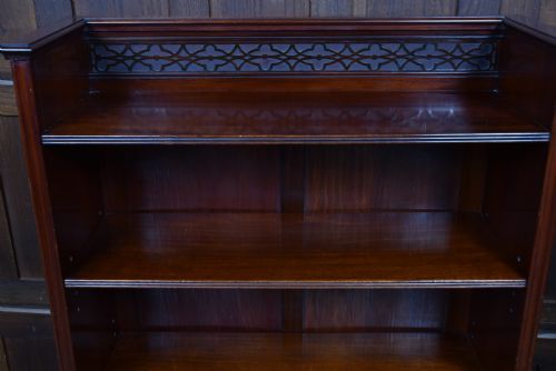 EDWARDIAN MAHOGANY BOOKCASE - ADDITIONAL PHOTO 14