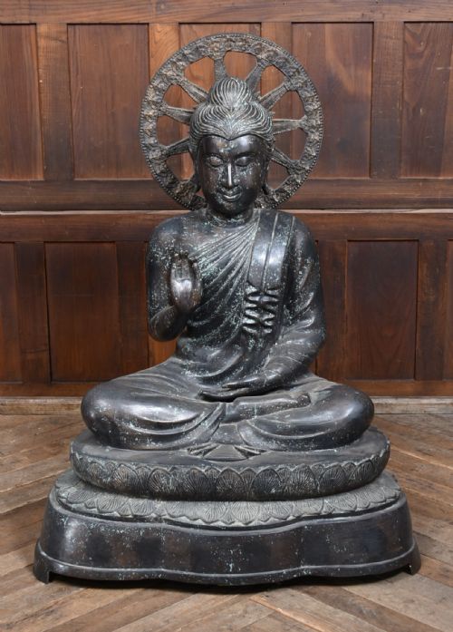 chinese buddha figure - CATEGORY: ANTIQUE SCULPTURES - DATED 19TH CENTURY