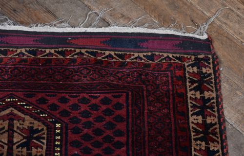 VINTAGE EASTERN HANDWOVEN RUG - ADDITIONAL PHOTO 3