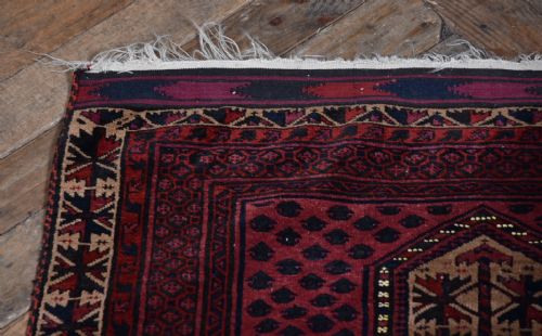 VINTAGE EASTERN HANDWOVEN RUG - ADDITIONAL PHOTO 4