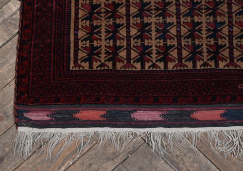 VINTAGE EASTERN HANDWOVEN RUG - ADDITIONAL PHOTO 6