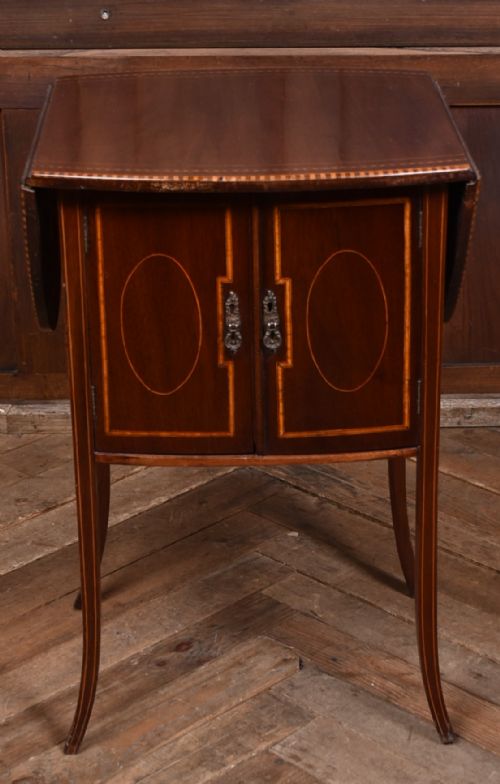 EDWARDIAN MAHOGANY DROPLEAF TABLE - ADDITIONAL PHOTO 1