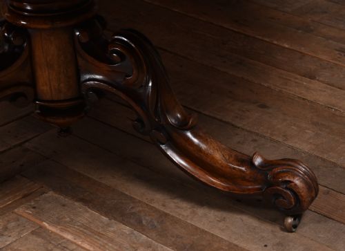 VICTORIAN ROSEWOOD SNAPTOP TABLE - ADDITIONAL PHOTO 3