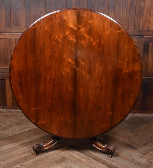 VICTORIAN ROSEWOOD SNAPTOP TABLE - ADDITIONAL PHOTO 6