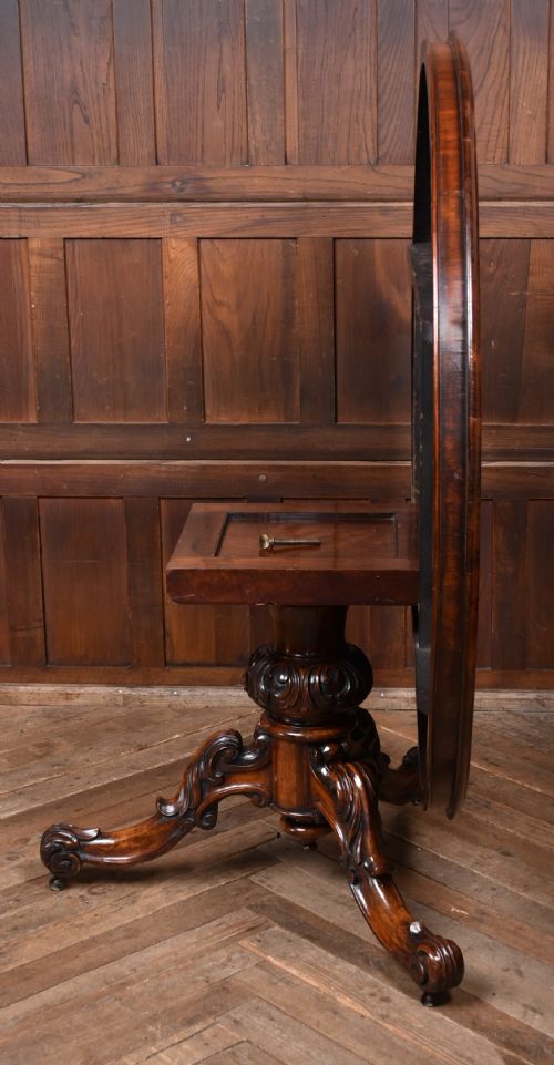 VICTORIAN ROSEWOOD SNAPTOP TABLE - ADDITIONAL PHOTO 8