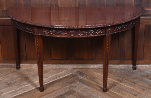 PAIR ON MAHOGANY CONSOLE TABLES - ADDITIONAL PHOTO 8