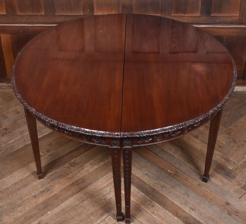 PAIR ON MAHOGANY CONSOLE TABLES - ADDITIONAL PHOTO 12