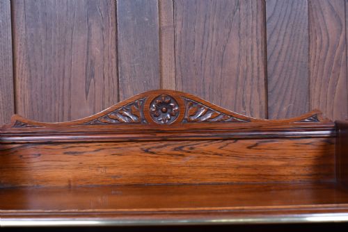 EDWARDIAN ROSEWOOD WATERFALL BOOKCASE - ADDITIONAL PHOTO 4