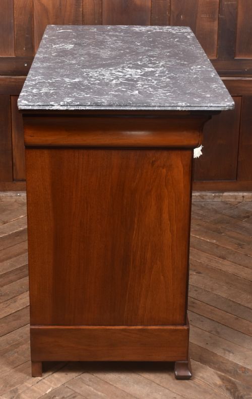 FRENCH BURR WALNUT COMMODE CHEST OF DRAWERS - ADDITIONAL PHOTO 9