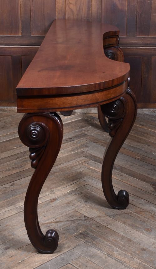 19TH CENTURY MAHOGANY CONSOLE TABLE - ADDITIONAL PHOTO 5
