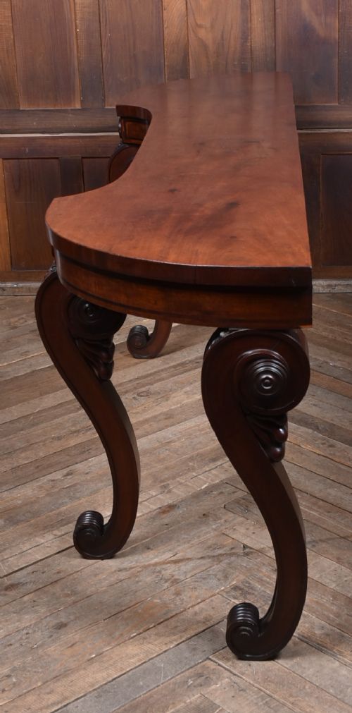 19TH CENTURY MAHOGANY CONSOLE TABLE - ADDITIONAL PHOTO 7