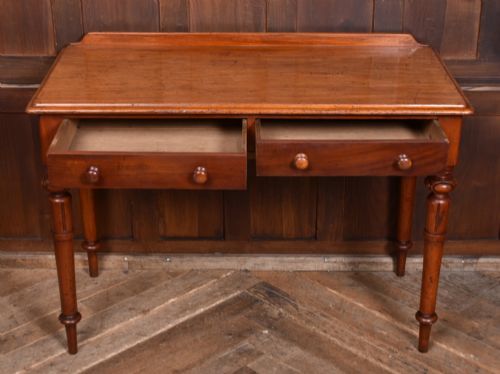 VICTORIAN MAHOGANY HALL TABLE - ADDITIONAL PHOTO 4