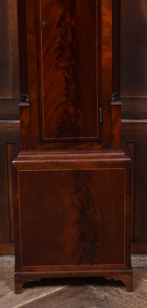 SCOTTISH MAHOGANY GRANDFATHER LONGCASE CLOCK - ADDITIONAL PHOTO 14