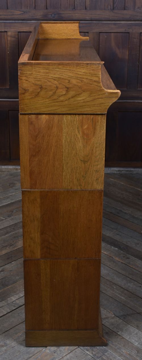 EDWARDIAN LEBUS 6 SECTIONAL BOOKCASE - ADDITIONAL PHOTO 12