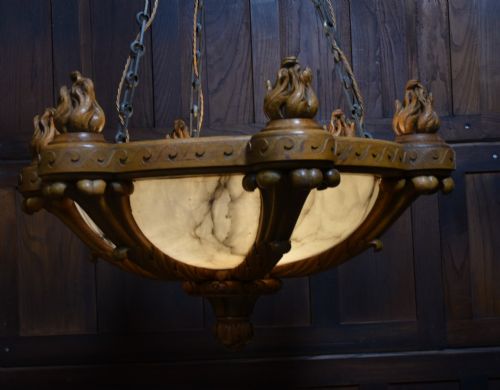 PAIR OF ART DECO CEILING LIGHT FITTINGS - ADDITIONAL PHOTO 8