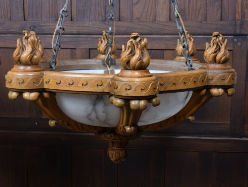 PAIR OF ART DECO CEILING LIGHT FITTINGS - ADDITIONAL PHOTO 9