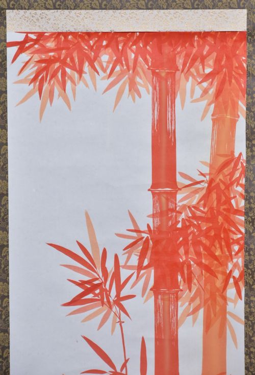 JAPANESE HAND PAINTED BOXED SCROLL - ADDITIONAL PHOTO 4