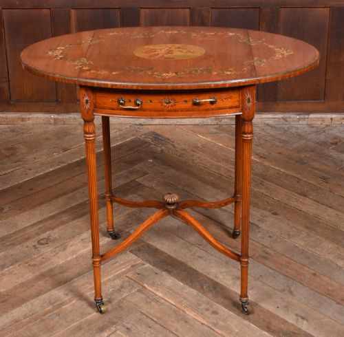 EDWARDIAN NEOCLASSICAL DROPLEAF TABLE