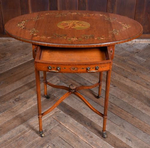 EDWARDIAN NEOCLASSICAL DROPLEAF TABLE - ADDITIONAL PHOTO 3