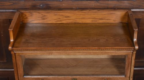 EDWARDIAN OAK LEBUS SECTIONAL BOOKCASE - ADDITIONAL PHOTO 5