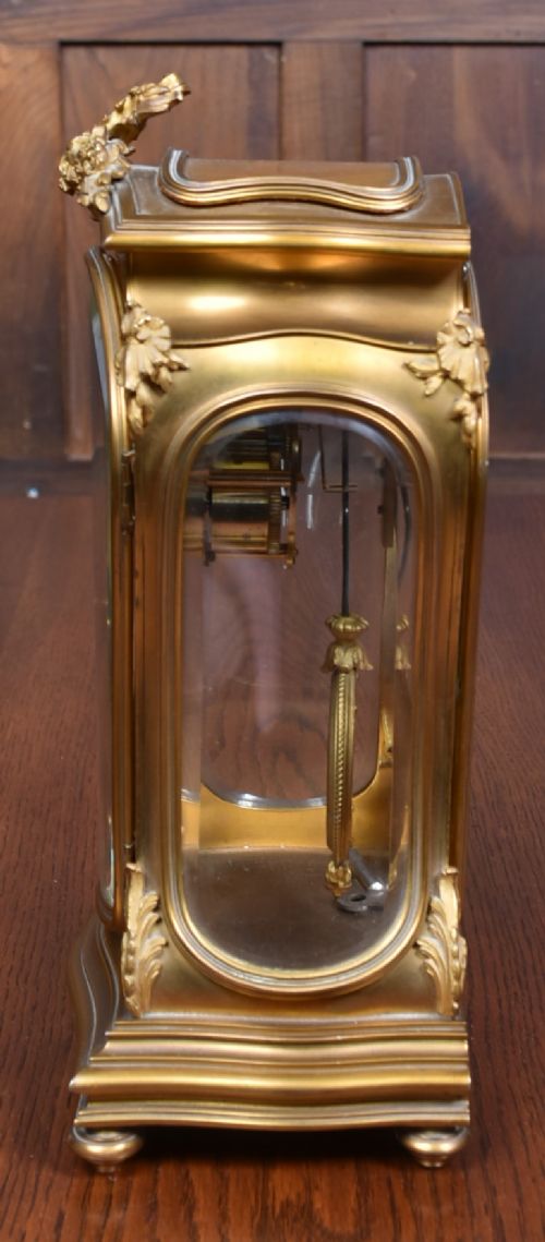 19THCENTURY FRENCH GILT MANTEL CLOCK WITH SIGNED RODIER MINIATURE - ADDITIONAL PHOTO 9