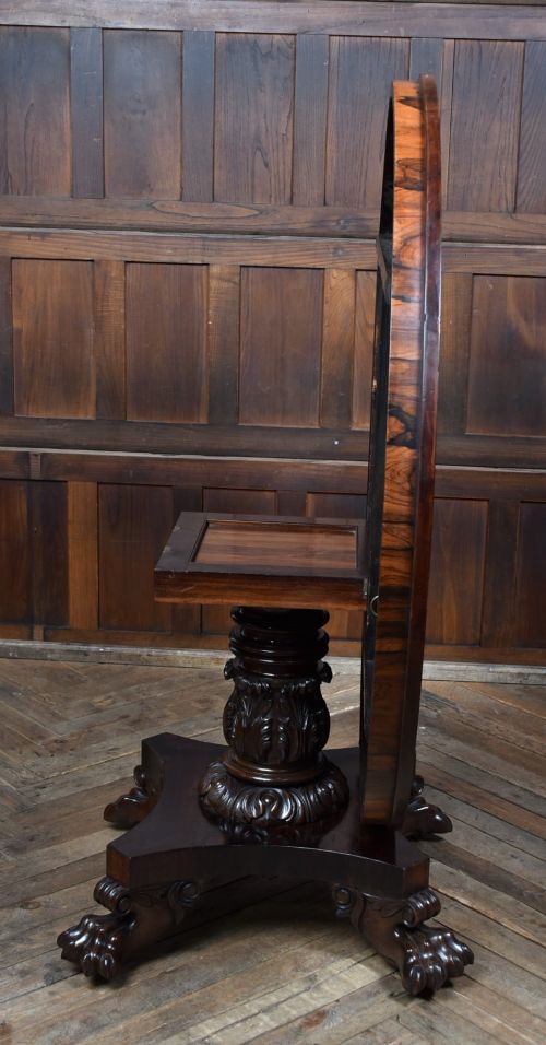 VICTORIAN ROSEWOOD SNAPTOP TABLE - ADDITIONAL PHOTO 7