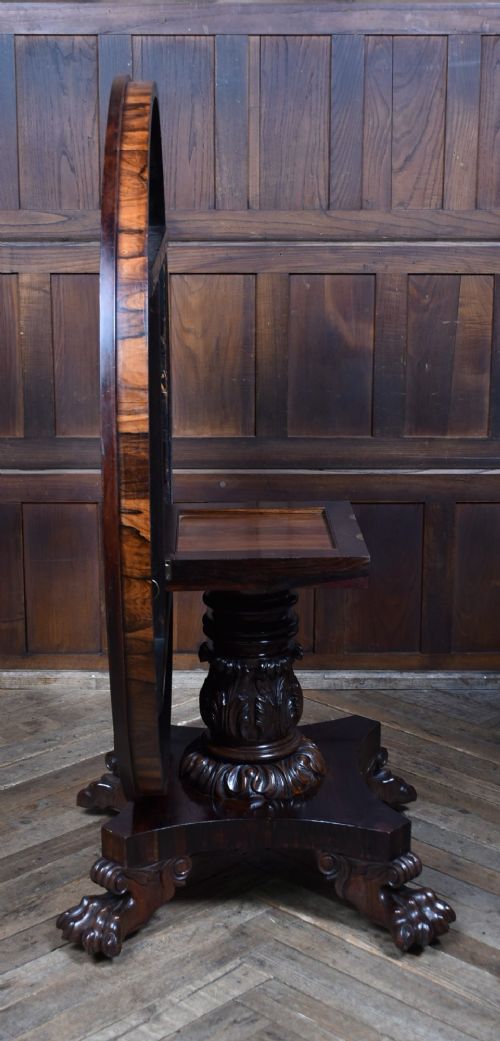 VICTORIAN ROSEWOOD SNAPTOP TABLE - ADDITIONAL PHOTO 10