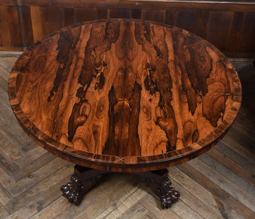 VICTORIAN ROSEWOOD SNAPTOP TABLE - ADDITIONAL PHOTO 13