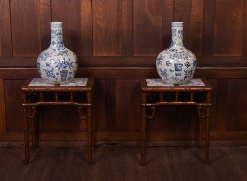 CHINESE CARVED HARDWOOD PARLOUR SUITE - ADDITIONAL PHOTO 13