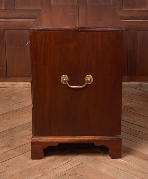 GEORGIAN MAHOGANY BACHELORS CHEST OF DRAWERS - ADDITIONAL PHOTO 10
